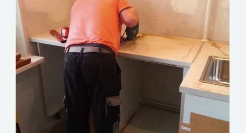 Сборка кухонного гарнитура. Таганрог